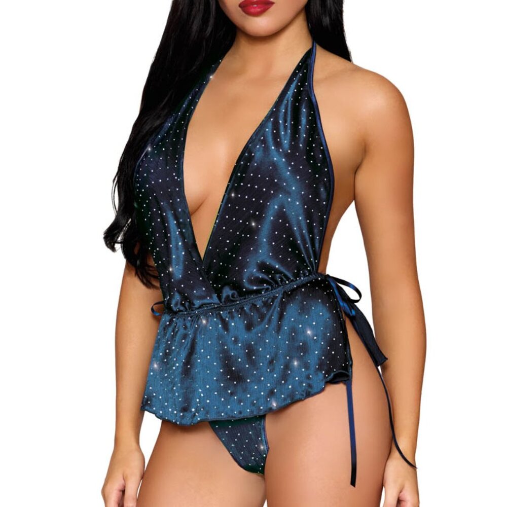 Dreamgirl Satin Teddy - size small